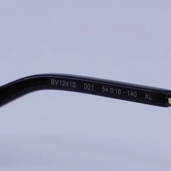 Bottega Veneta BV1241S 001 Sunglasses Black/Gold Cat Eye  display picture 2